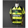 Mens Celtics Retro Away Jersey 1996/97 front view in lime yellow and green