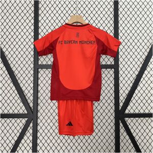 Kids Bayern Munich Home Kit 2024/25 front view on display