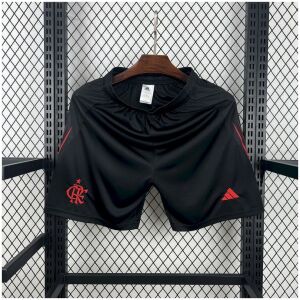 Mens Flamengo Away Shorts 2025/26 front view on display
