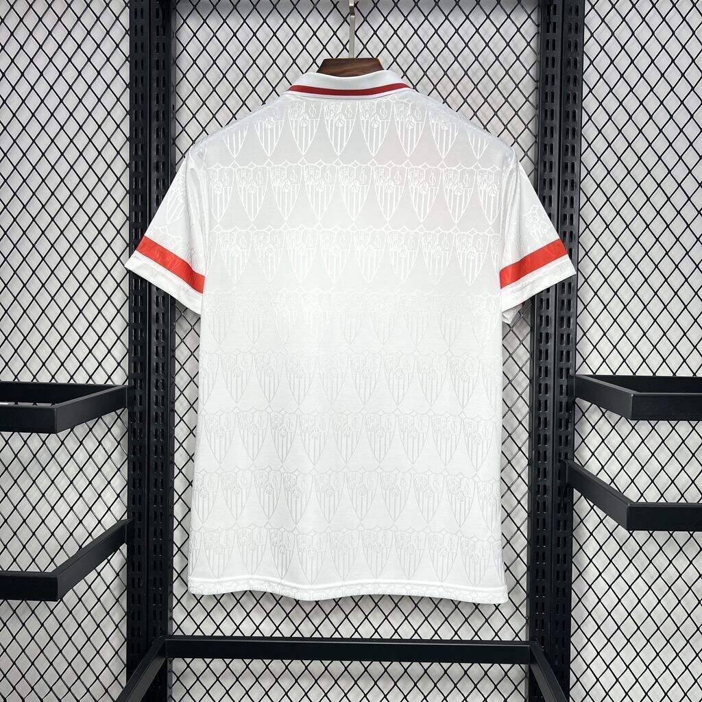 Mens Sevilla Retro Home Jersey 1993/94 Mens Sevilla Retro Home Jersey 1993/94 back view detail