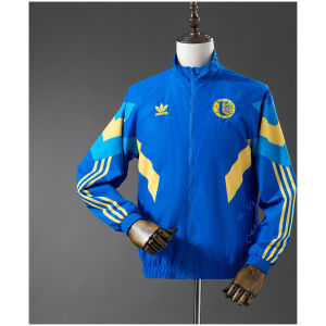 Mens Tigres UANL Blue Windbreaker 2025/26 Mens Tigres UANL Blue Windbreaker 2025/26 front view with full zipper closure