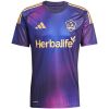 Mens LA Galaxy Away Jersey 2025 front view in navy with yellow accents