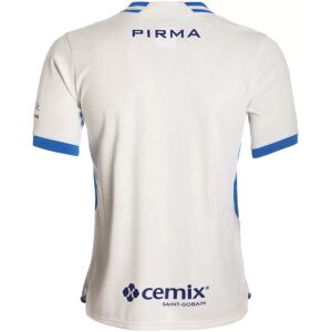 Mens Cruz Azul Player Version Away Match Jersey 2026/27 white shirt rear view with blue Pirma lettering and cemix sponsor