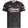 Mens Club America Away Jersey 2026/27 black shirt front view with white Trefoil logo and retro CA monogram crest