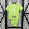 Kids Barcelona Third Kit 2024/25 rear view of shirt and shorts