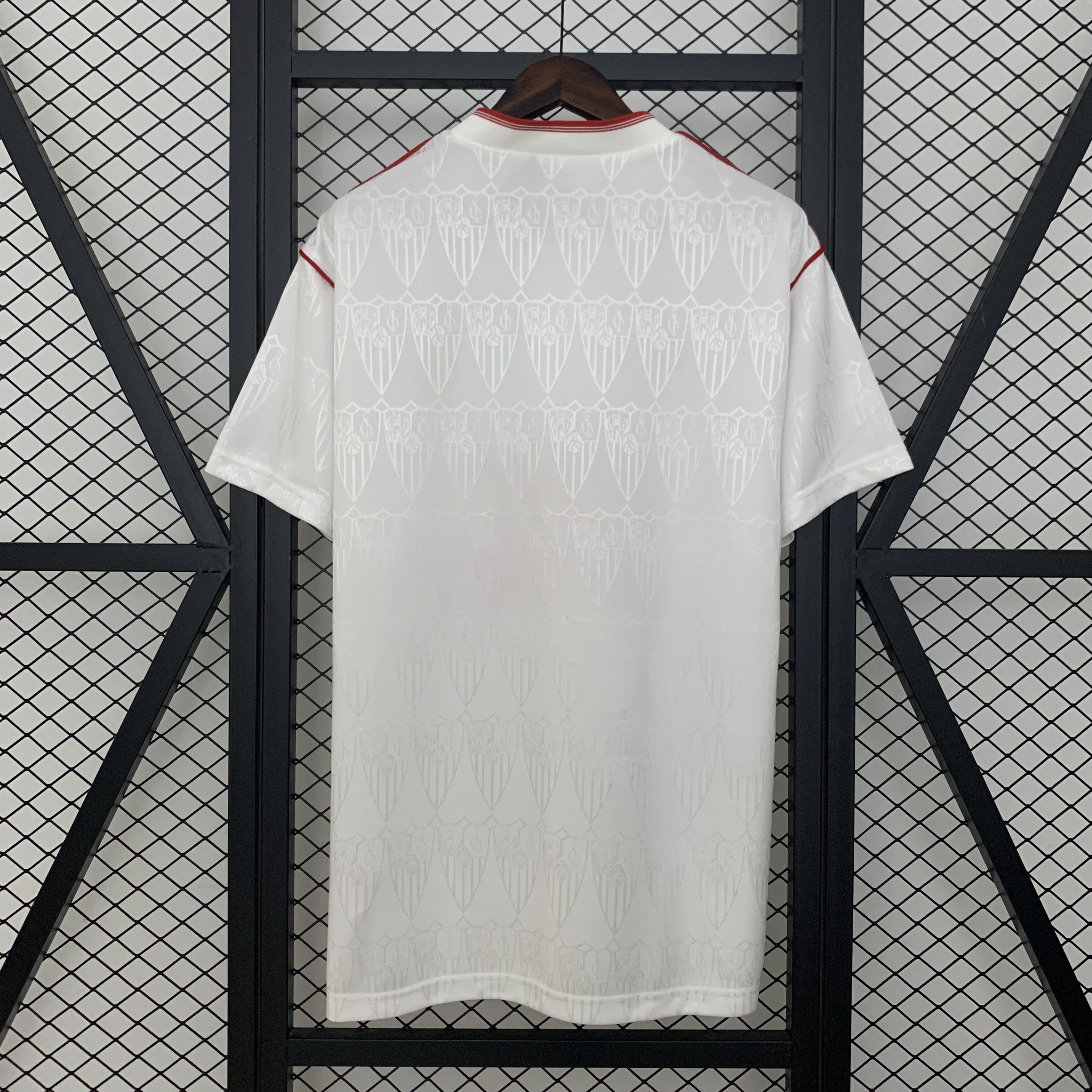 Mens Sevilla Retro Home Jersey 1991/92 Mens Sevilla Retro Home Jersey 1991/92 back view detail