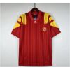 Mens Spain Retro Home Jersey 1992 front view on hanger