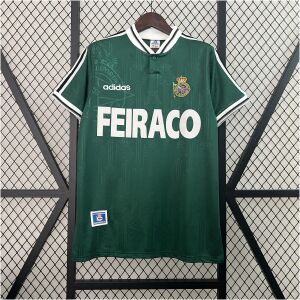 Mens Deportivo de La Coruna Retro Away Jersey 1999/00 front view on display