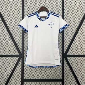 Womens Cruzeiro Away Jersey 2024/25 front view on display