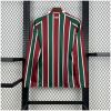Mens Fluminense Long Sleeve Home Jersey 2025/26 front view on display