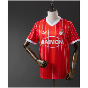 Mens FC Koln Retro Home Jersey 1985/86 Mens FC Koln Retro Home Jersey 1985/86 front view on display