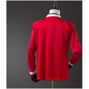 Mens Liverpool v Retro Long Sleeve Home Jersey 1993/95 back view detail