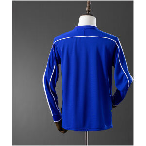 Mens World Cup Brazil Retro Long Sleeve Away Jersey 1998 back view detail