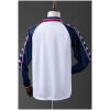 Mens Manchester City Retro Long Sleeve Away Jersey 1997/98 back view detail