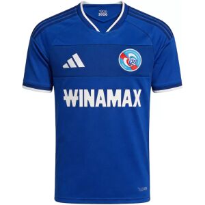 Mens Strasbourg Home Jersey 2026/27 royal blue shirt front view with RC Strasbourg crest and WINAMAX sponsor