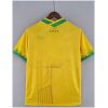 Mens World Cup Brazil Classic Yellow Jersey 2022 Mens World Cup Brazil Classic Yellow Jersey 2022 back view detail