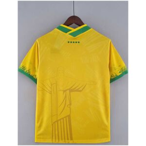Mens World Cup Brazil Classic Yellow Jersey 2022 back view detail