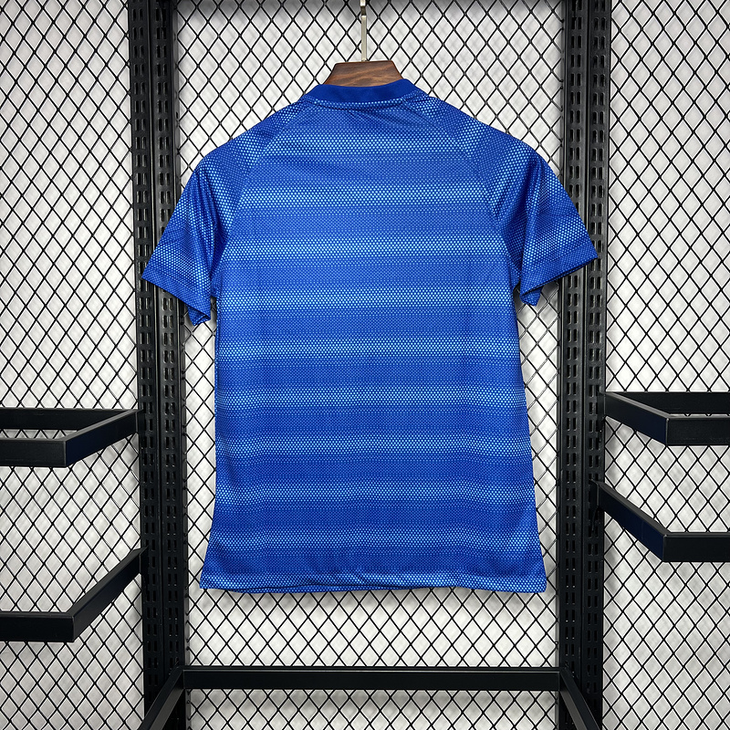 Mens World Cup Brazil Retro Away Jersey 2014 Mens World Cup Brazil Retro Away Jersey 2014 back view detail