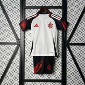 Kids Flamengo Kit 2025/26 front view on display
