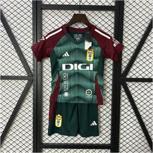 Kids Real Oviedo Third Kit 2024/25 front view on display