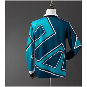 Mens Real Betis Retro Long Sleeve Away Jersey 1995/97 back view detail