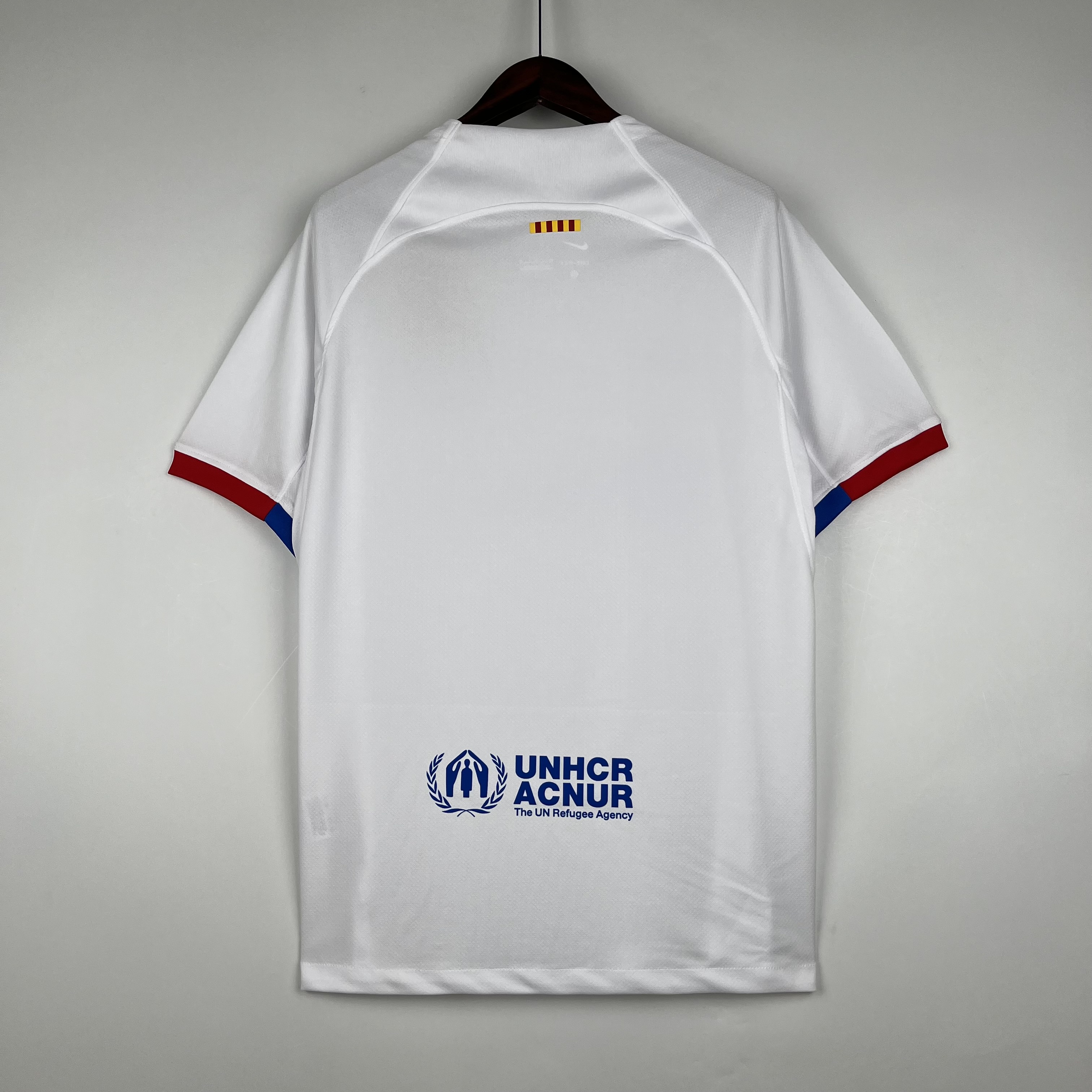 Mens Barcelona Away Jersey 2023/24 Mens Barcelona Away Jersey 2023/24 rear view showing matching team styling
