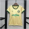 Womens Palmeiras Thirds Womens yellow Jersey 2024/25 front view on display