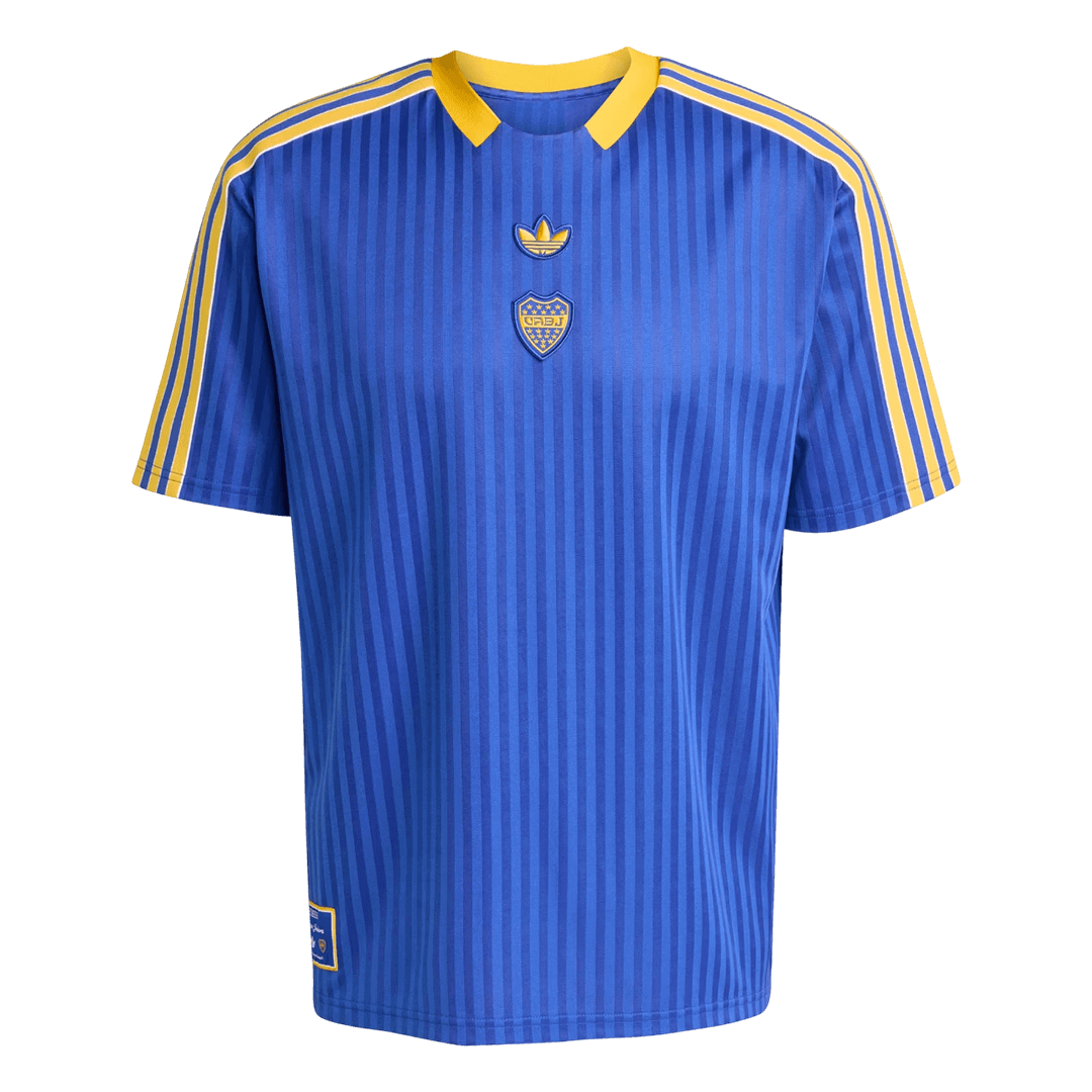 Mens Boca Juniors Icon Jersey 2025/26 Mens Boca Juniors Icon Jersey 2025/26 front view in royal blue and yellow