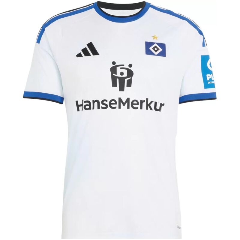 Mens Hamburger SV Home Jersey 2026/27 Mens Hamburger SV Home Jersey 2026/27 white shirt with blue trim front view