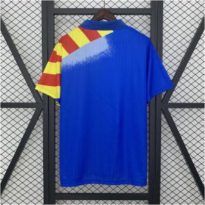 Mens Valencia blue Retro Away Jersey 1995/96 back view detail