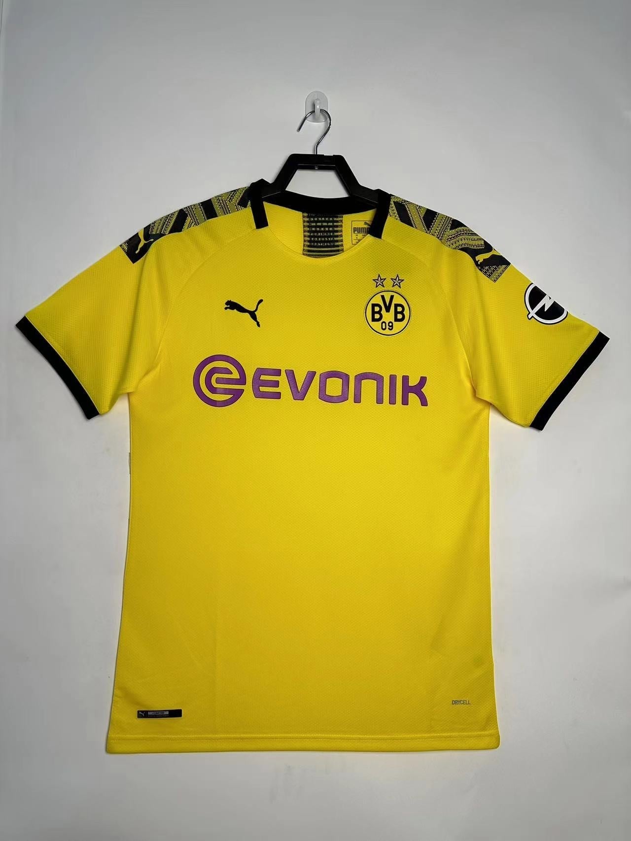 Mens Borussia Dortmund 19/20 Home Retro Shirt Mens Borussia Dortmund 19/20 Home Retro Shirt