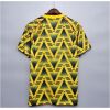 Mens Arsenal Retro Away Jersey 1991/93 Mens Arsenal Retro Away Jersey 1991/93 back view detail