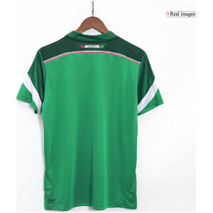 Mens Mexico World Cup Retro Home Jersey 2014 rear view showing matching team styling