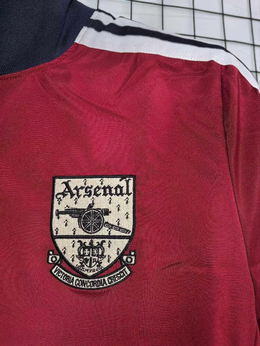 Mens Arsenal Windbreaker Jacket Burgundy Black 2026/27 Mens Arsenal Windbreaker Jacket Burgundy Black 2026/27