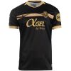 Mens RCD Mallorca Away Jersey 2026/27 black shirt with champagne gold chest band front view