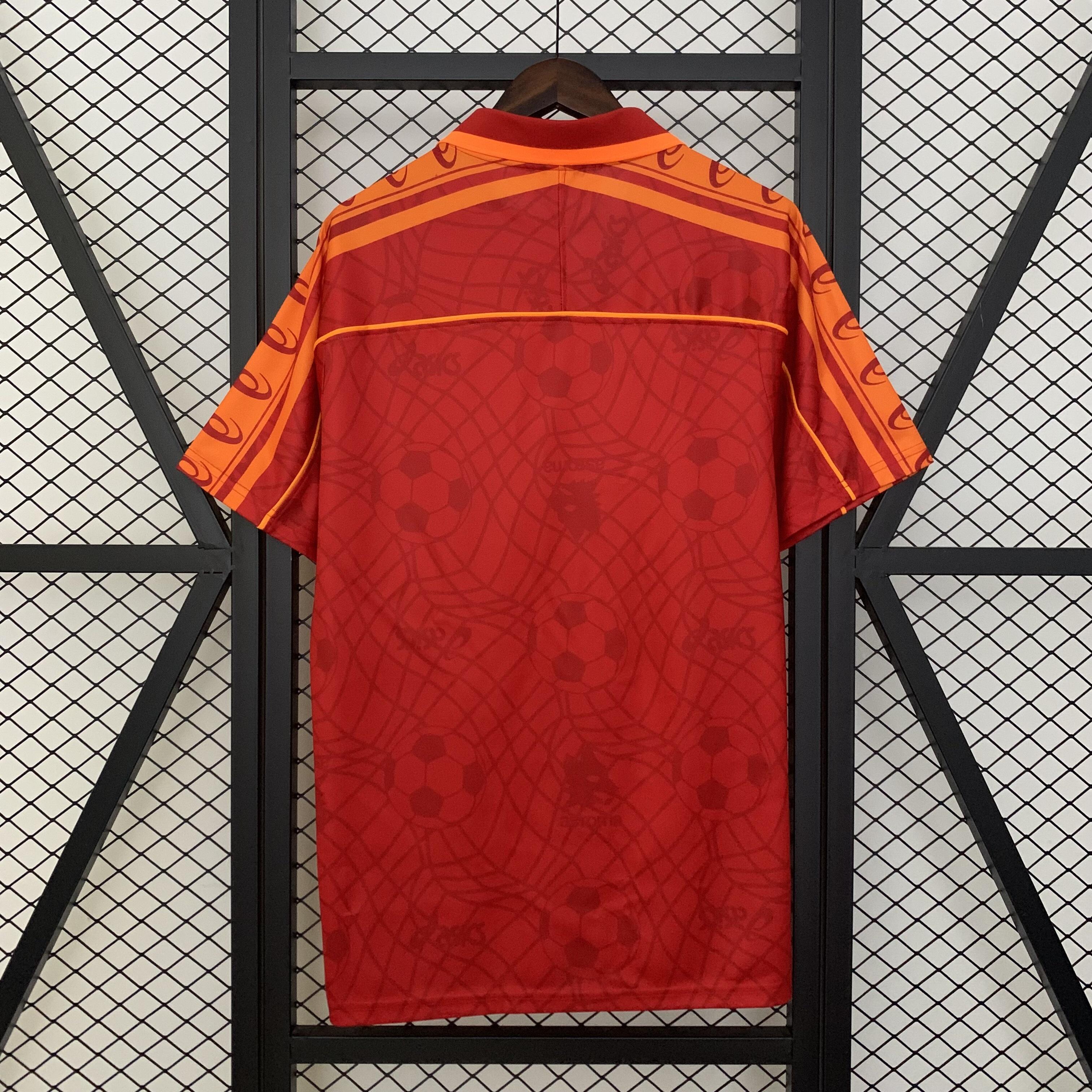Mens Roma Retro Home Jersey 1995/96 Mens Roma Retro Home Jersey 1995/96 back view detail
