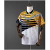 Mens South Africa World Cup Retro Home Jersey 1994 on mannequin showing gold stripes and chest chevron