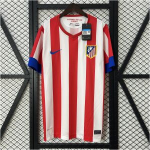 Mens Atletico Madrid Retro Home Jersey 2012/13 front view on display
