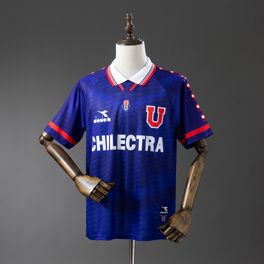 Mens Universidad de Chile Home Jersey 1996/97 Mens Universidad de Chile Home Jersey 1996/97 front view in royal blue