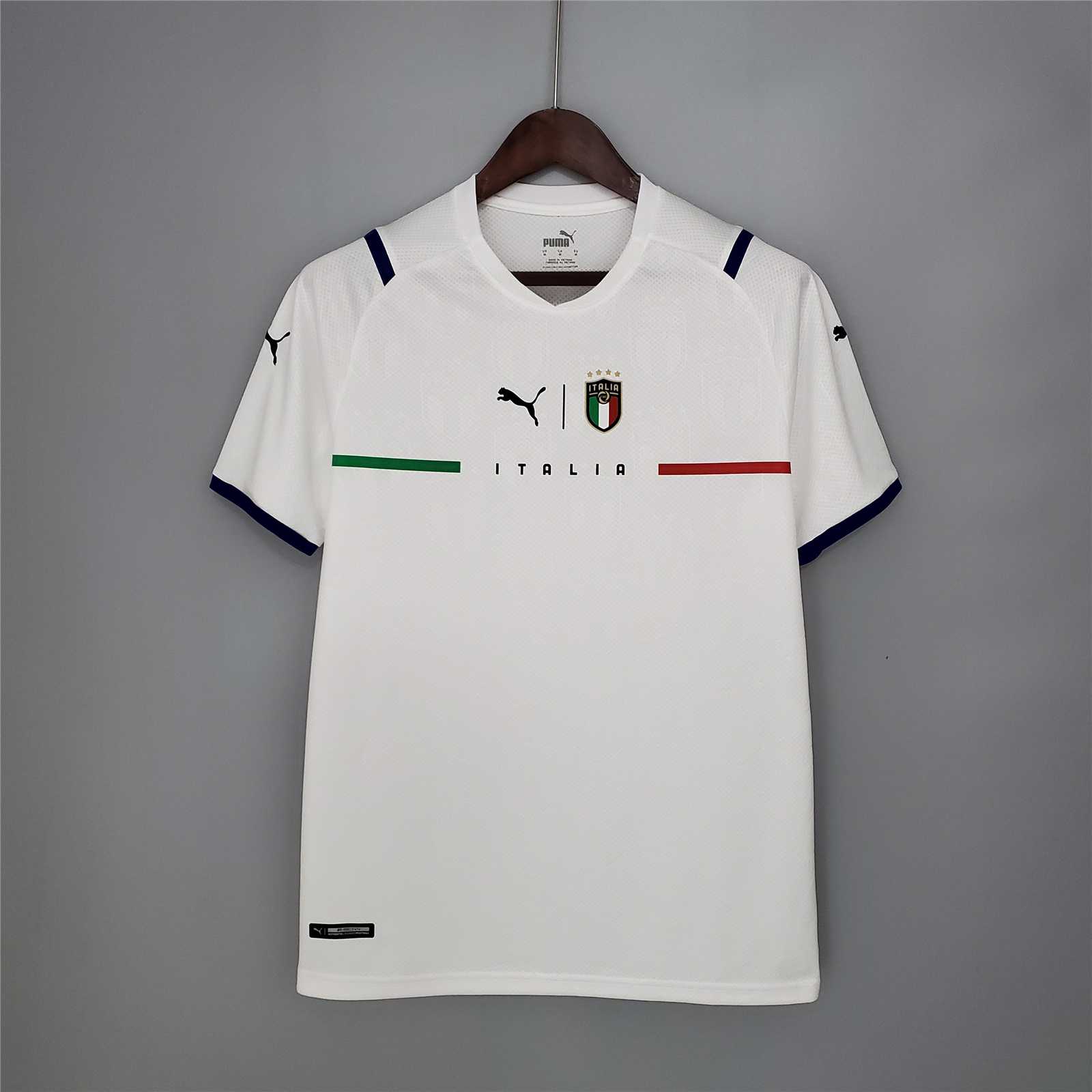 Mens Italy Retro Away Jersey 2021 Mens Italy Retro Away Jersey 2021 front view on hanger