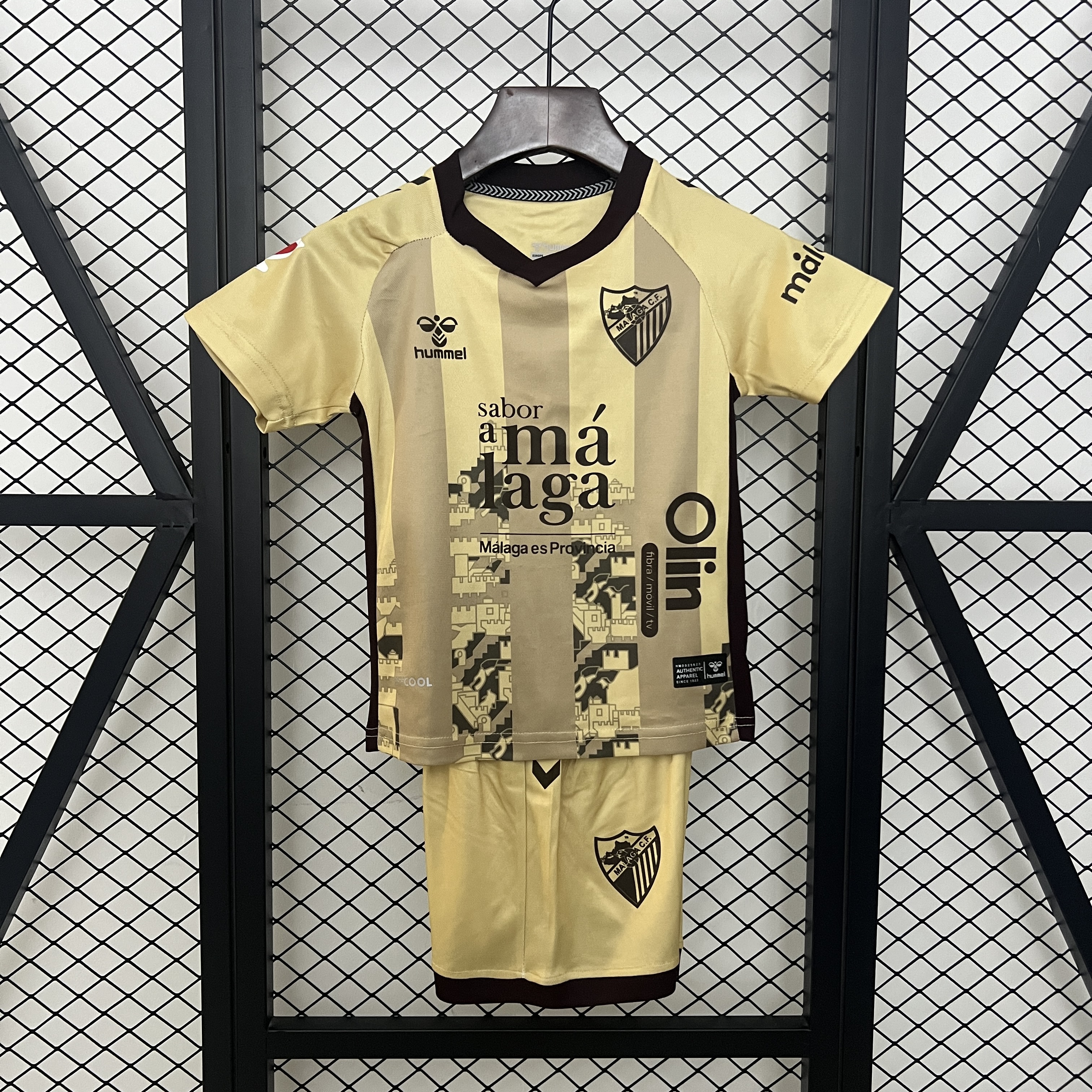 Kids Malaga Third Kit 2024/25 Kids Malaga Third Kit 2024/25 front view on display