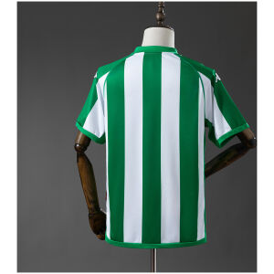 Mens Real Betis Retro Home Jersey 2001/02 back view detail
