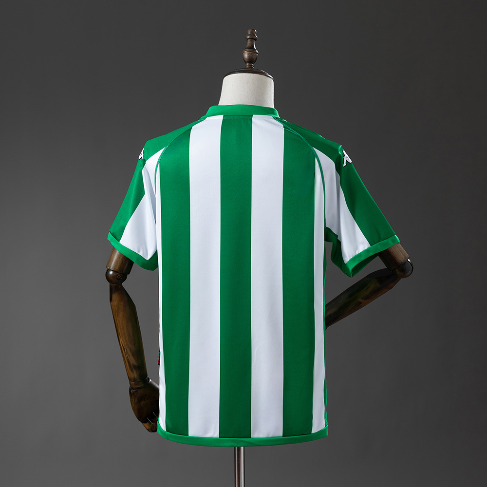 Mens Real Betis Retro Home Jersey 2001/02 Mens Real Betis Retro Home Jersey 2001/02 back view detail