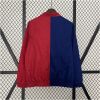 Mens Barcelona Trench Coat Reversible Windbreaker 2024/25 rear view showing matching team styling