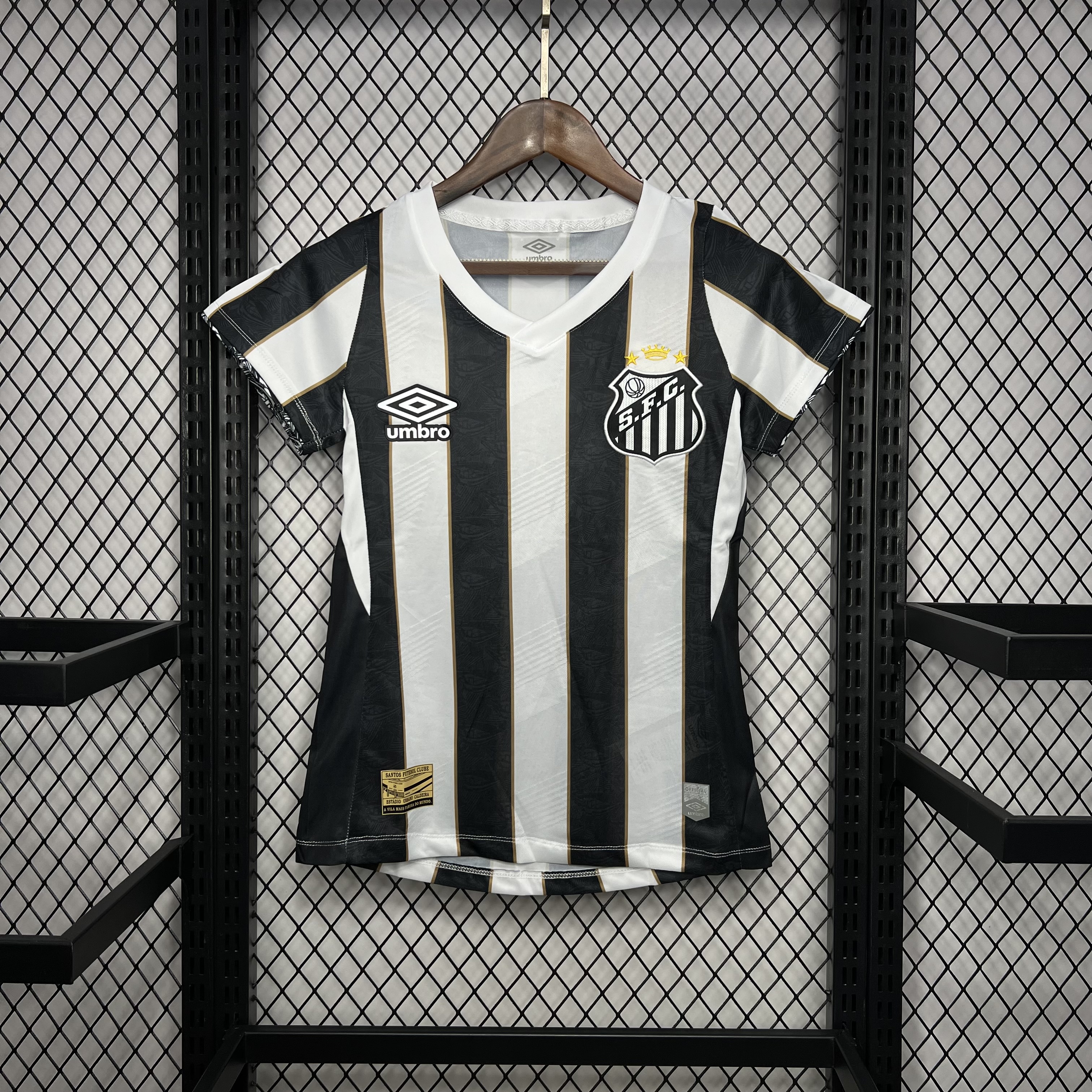 Womens Santos Womens Away Jersey 2024/25 Womens Santos Womens Away Jersey 2024/25 front view on display