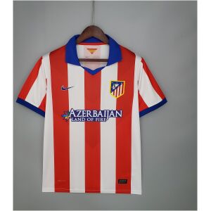 Mens Atletico Madrid Retro Home Jersey 2014/15 front view on display