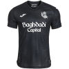 Mens Real Sociedad Away Jersey 2026/27 black embossed textured shirt front view