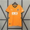 Mens Valencia yellow Third Jersey 2024/25 front view on display