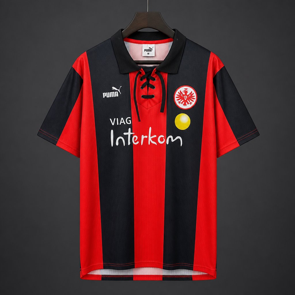 Mens Eintracht Frankfurt 1997/98 Home Retro Shirt Mens Eintracht Frankfurt 1997/98 Home Retro Shirt
