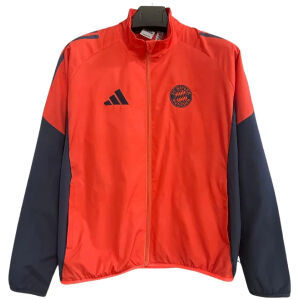 Mens Bayern Munich 2026 Windbreaker Jacket – Orange